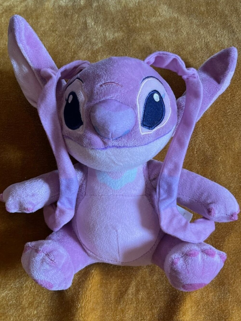 Disney "Angel" Lilo & Stitch Plush Purple Pink Stuffed Animal Toy Alien